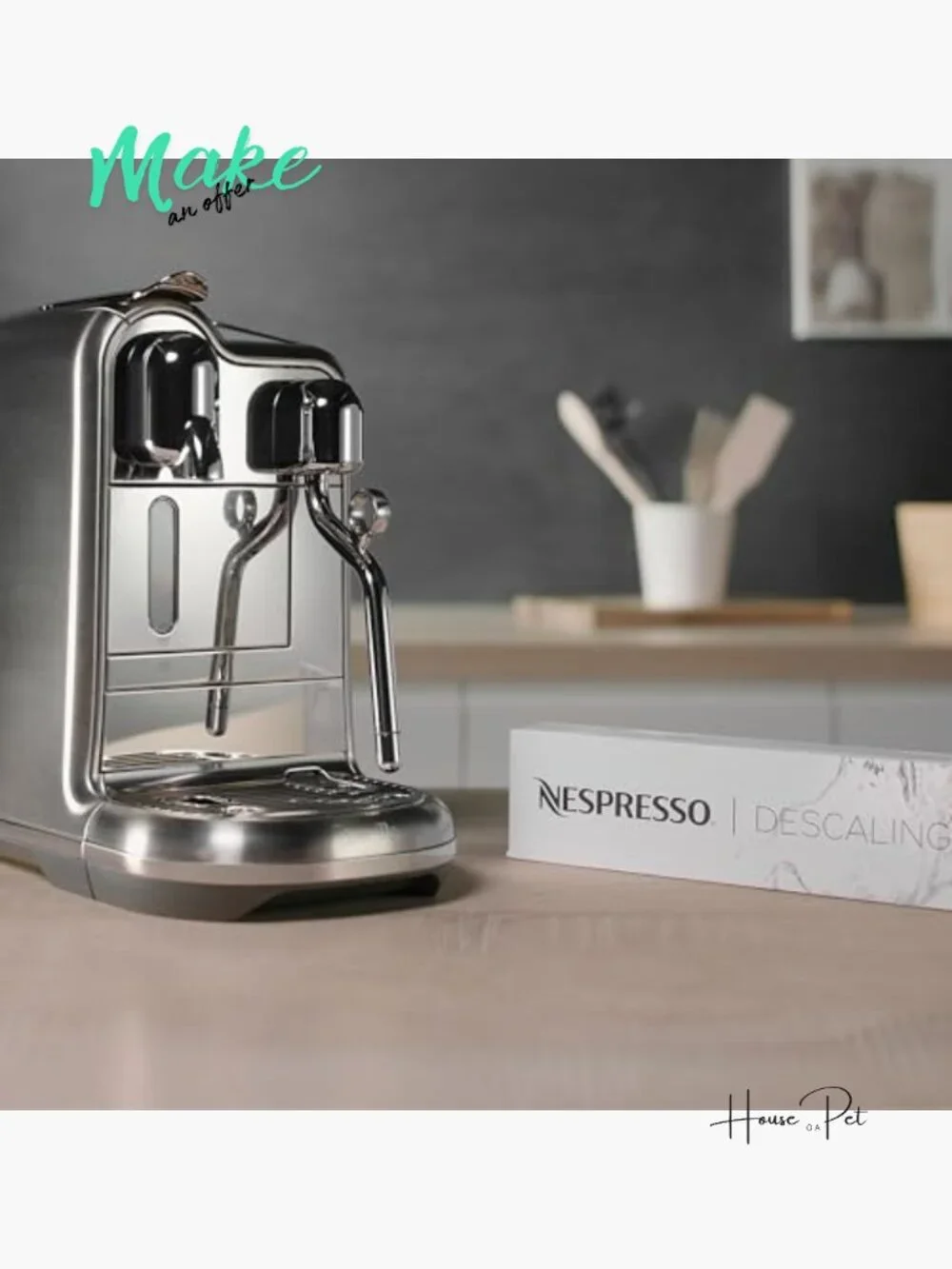Descaling Kit Solution Compatible with Nespresso Machines 2 Pack